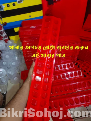 কোয়েল পাখির খাবার অপচয় রোদহোক  বাটি